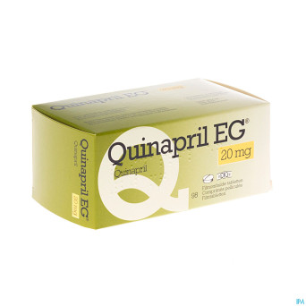 Quinapril eg 20 mg comp 98 x 20 mg