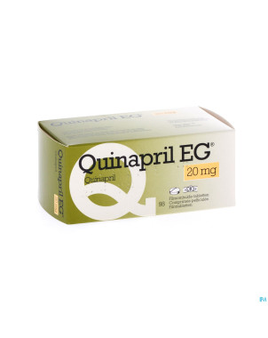 Quinapril eg 20 mg comp 98 x 20 mg