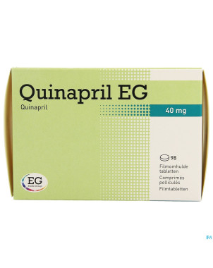 Quinapril eg 40mg comp 98x40mg