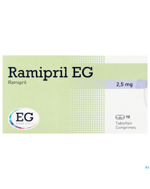 Ramipril eg  2,5 mg comp 98 x 2,5 mg