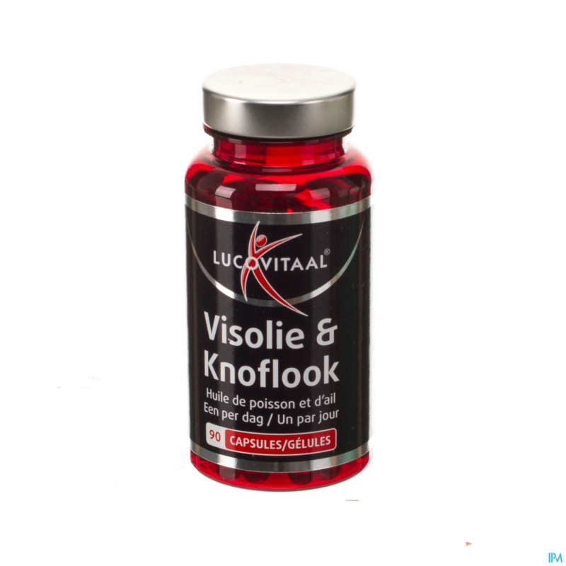 Lucovitaal huile de poisson et ail caps  90