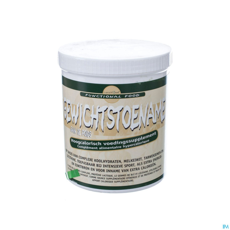Lucovitaal gewichtstoename    1250g