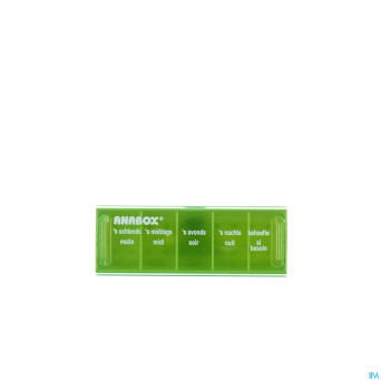 Anabox pilulier 1 jour 5 comp. fr