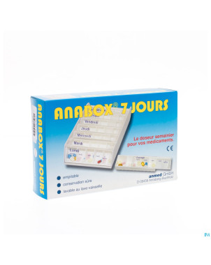 Anabox pilulier blanc 7 jours