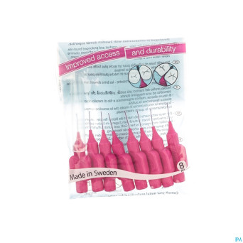 Tepe interdental brush cyl.0,40mm pink xxxx-fine 8