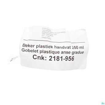 Gobelet plastique + anse    250ml pontos