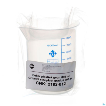 Gobelet steriplast gradue    800ml pontos