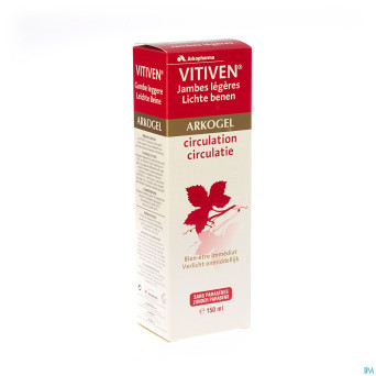 Vitiven circulation jambes legeres gel 150ml nf