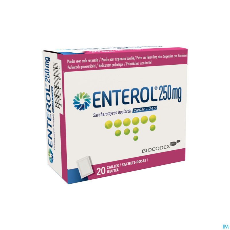 Enterol 250 mg pulv sach  20