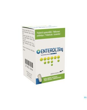 Enterol 250 mg caps harde dur  10 x 250 mg
