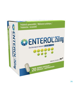 Enterol 250 mg caps harde dur  20 x 250 mg
