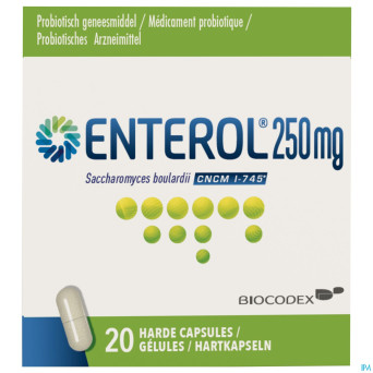 Enterol 250 mg caps harde dur  20 x 250 mg