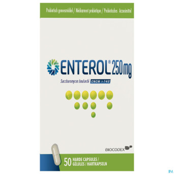 Enterol 250 mg caps harde dur  50 x 250 mg