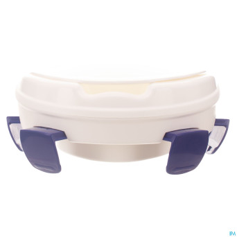 Homecare surelevateur toilet +couv.+fix.  v1214722