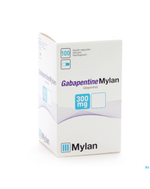 Gabapentine mylan caps dur harde 100 x 300 mg
