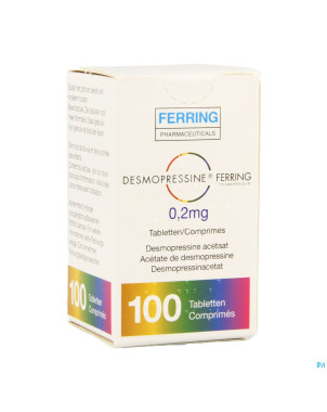 Desmopressine ferring tabl 100 x 0,2 mg