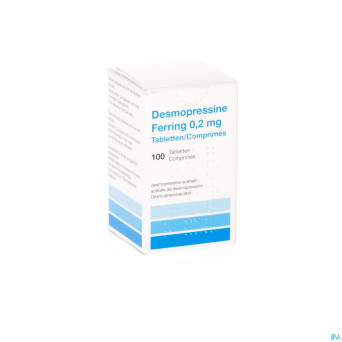 Desmopressine ferring tabl 100 x 0,2 mg