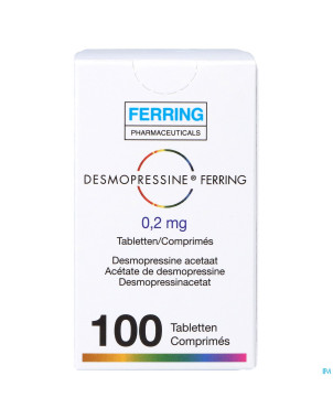 Desmopressine ferring tabl 100 x 0,2 mg