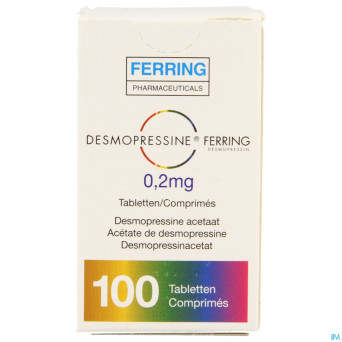Desmopressine ferring tabl 100 x 0,2 mg