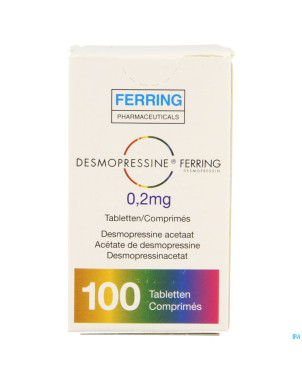 Desmopressine ferring tabl 100 x 0,2 mg