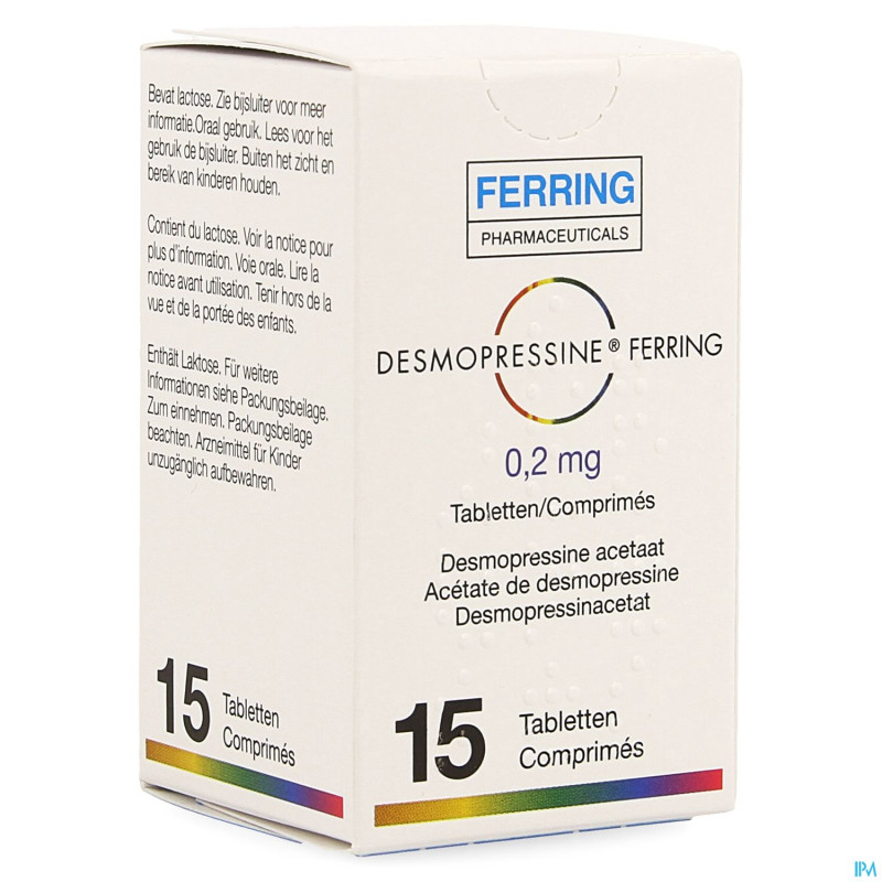 Desmopressine ferring tabl  15 x 0,2 mg