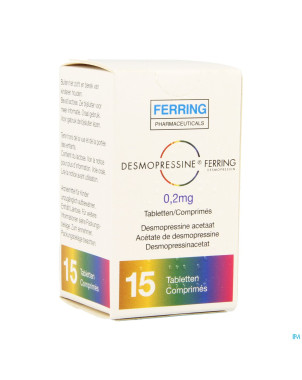 Desmopressine ferring tabl  15 x 0,2 mg