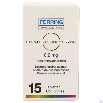 Desmopressine ferring tabl  15 x 0,2 mg