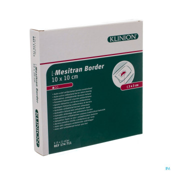 L-mesitran compresse border 10x10cm 5