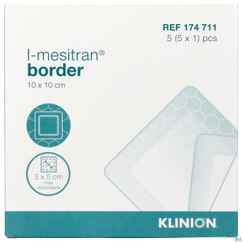L-mesitran compresse border 10x10cm 5