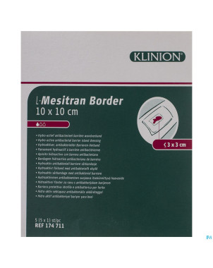 L-mesitran compresse border 10x10cm 5