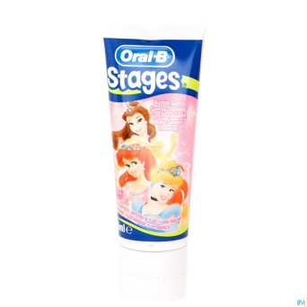 Oral b dentifrice stages power rang./princess 75ml