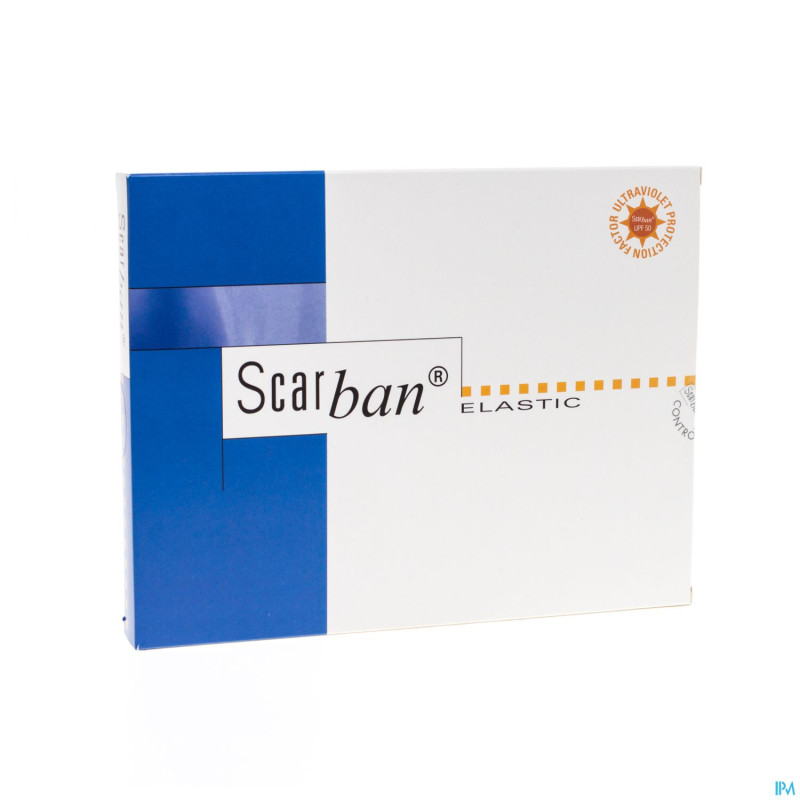 Scarban elastic bandage sil.abdominal lavable+50ml