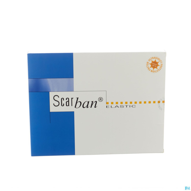 Scarban elastic bandage sil. 15x20cm lav.  +50ml 1