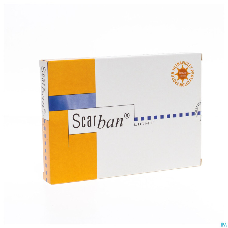 Scarban light bandage sil. lav. +50ml    10x15cm 2