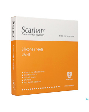 Scarban light bandage sil. lav. +50ml    5x30cm 2
