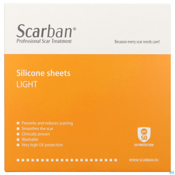 Scarban light bandage sil. lav. +50ml    5x30cm 2