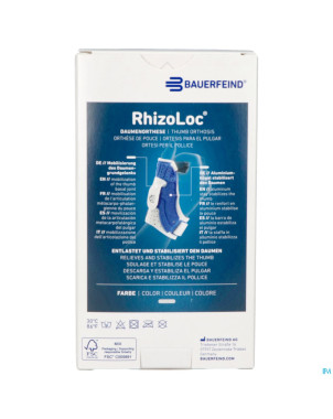 Rhizoloc orthese mains gauche    t2