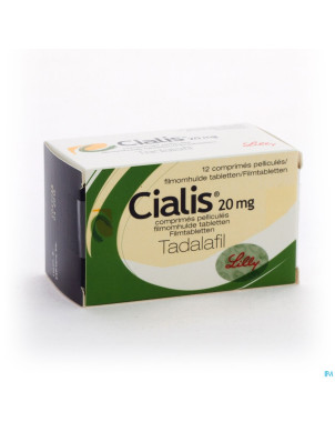 Cialis tabl 12 x 20 mg