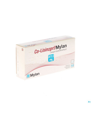 Co lisinopril mylan 20/12,5 mg comp 100