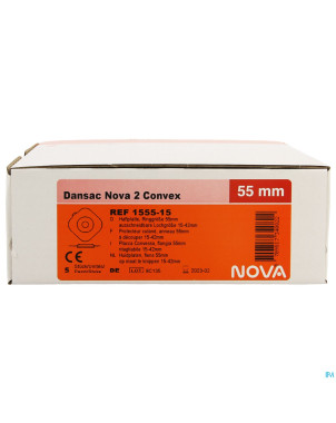 Dansac nova 2 convex plaques 15-42mm 5 1555-15