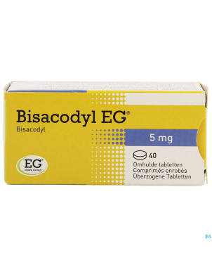 Bisacodyl eg  5mg comp enrob 40 x 5mg