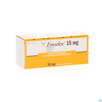 Emselex liberation prolongee comp 98 x 15,0mg