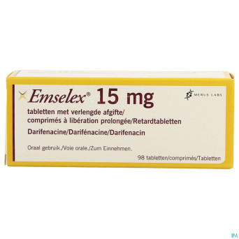 Emselex liberation prolongee comp 98 x 15,0mg
