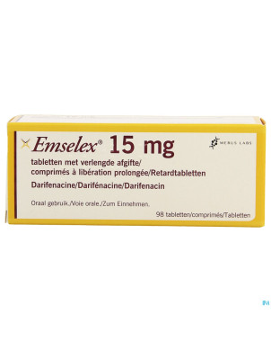 Emselex liberation prolongee comp 98 x 15,0mg