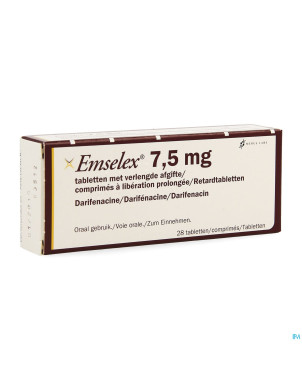 Emselex liberation prolongee comp 28 x  7,5mg