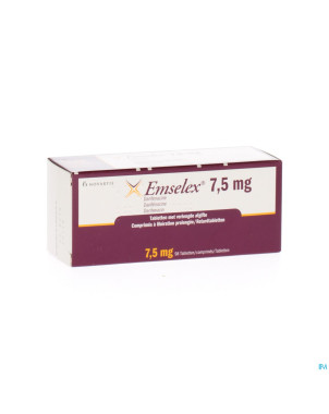 Emselex liberation prolongee comp 98 x  7,5mg