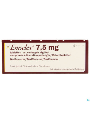 Emselex liberation prolongee comp 98 x  7,5mg