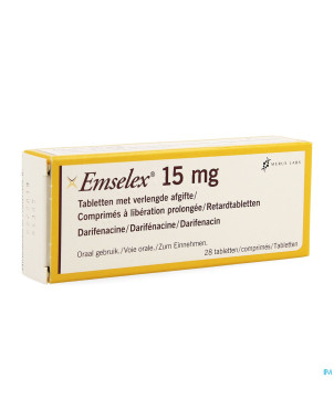 Emselex liberation prolongee comp 28 x 15,0mg