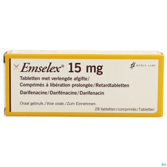 Emselex liberation prolongee comp 28 x 15,0mg