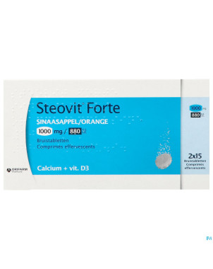 Steovit forte 1000mg/880 ie/ui comp eff 30